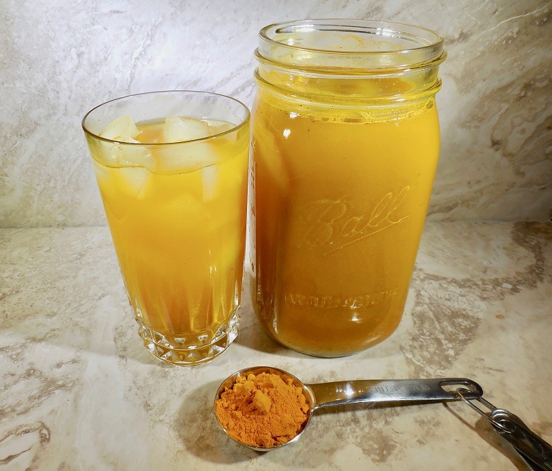 Turmeric & Ginger Iced Tea for Your Heart, Brain and Cells