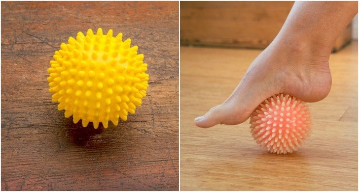 spiky exercise ball