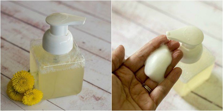 Homemade Moisturizing Foaming Soap Facial Wash