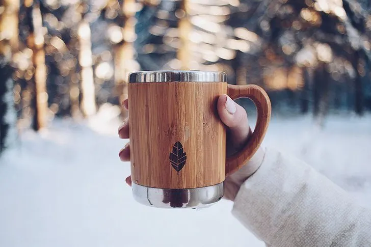 Copco Acadia Insulated Travel Coffee Mug, 16 ounces, Orange