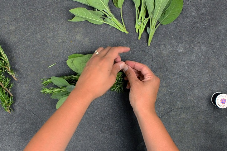 How To Make Rosemary & Sage Smudge Sticks