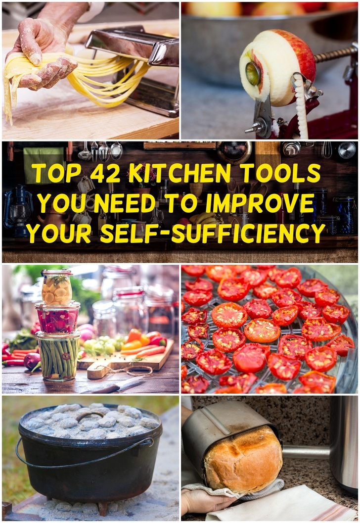 Top 42 Kitchen Tools You Need To Improve Your Self-Sufficiency