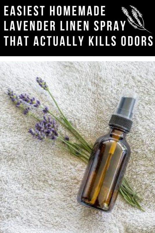 Easiest Homemade Lavender Linen Spray That Actually Kills Odors