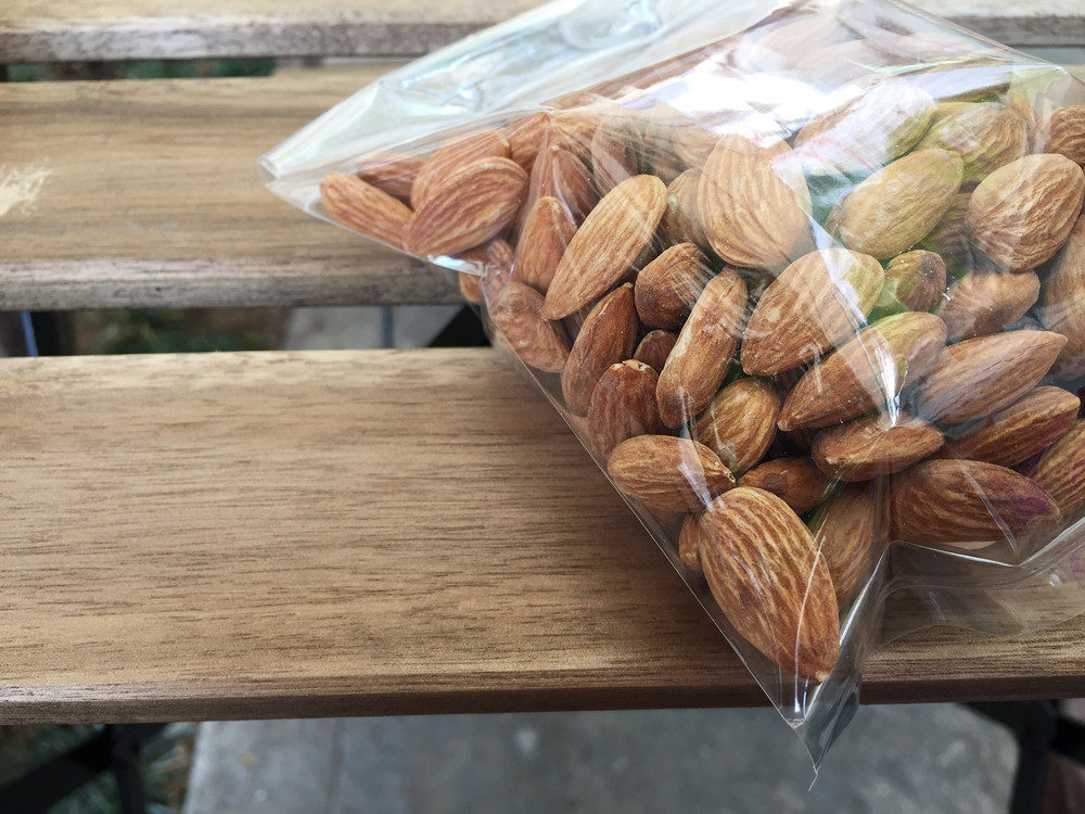 Nuts in plastic