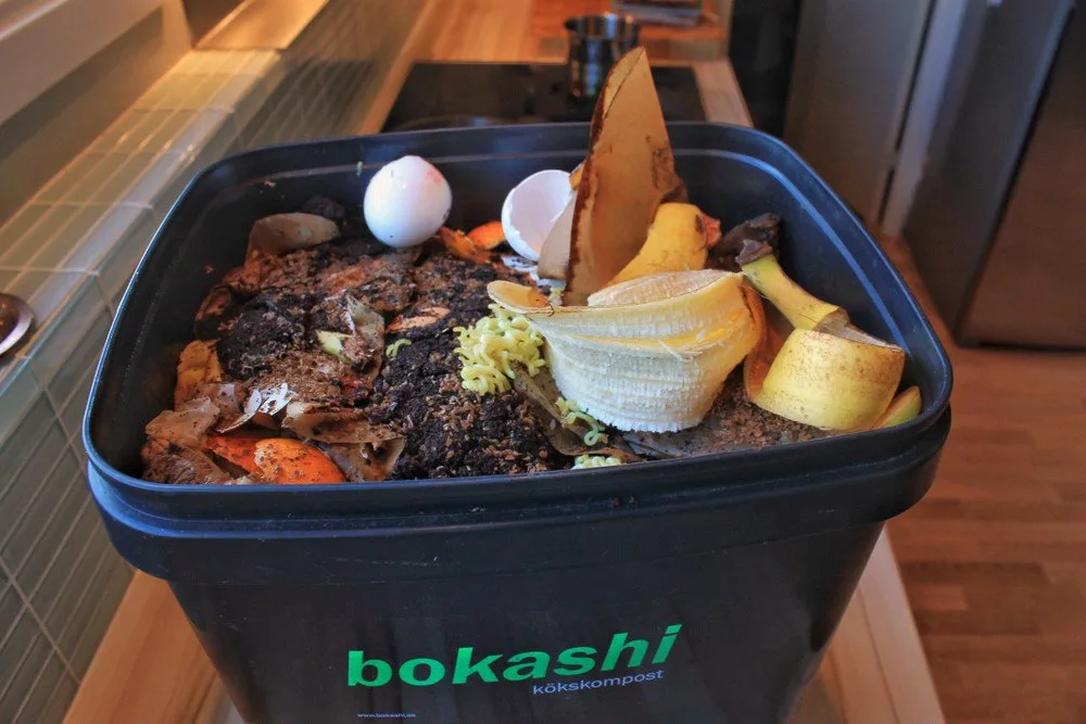 Burying Bokashi Waste Completes the Composting Process